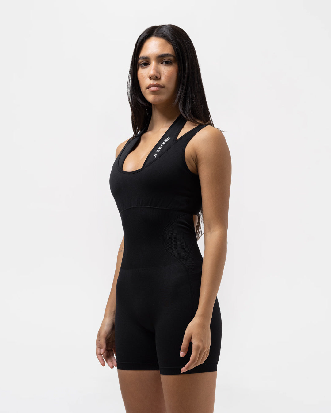 Giselle Seamless Double Layer Unitard - Black