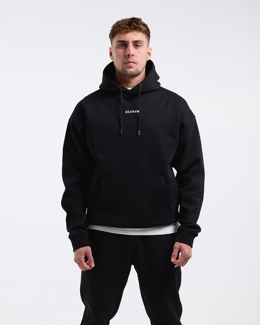 Men's Johnson Hoodie - Black | BOXRAW
