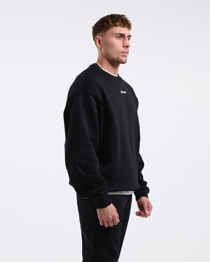 Johnson Oversized Sweatshirt - Black