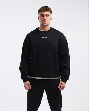 Johnson Oversized Sweatshirt - Black