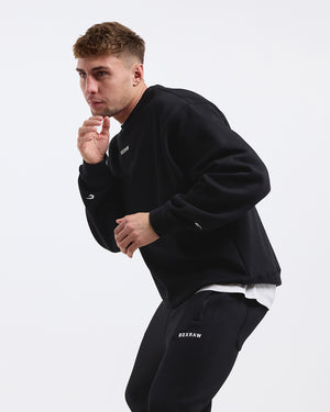 Johnson Oversized Sweatshirt - Black