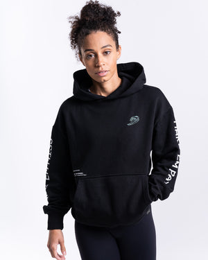 Make 'Em Miss Oversized Hoodie - Black