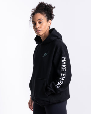 Make 'Em Miss Oversized Hoodie - Black