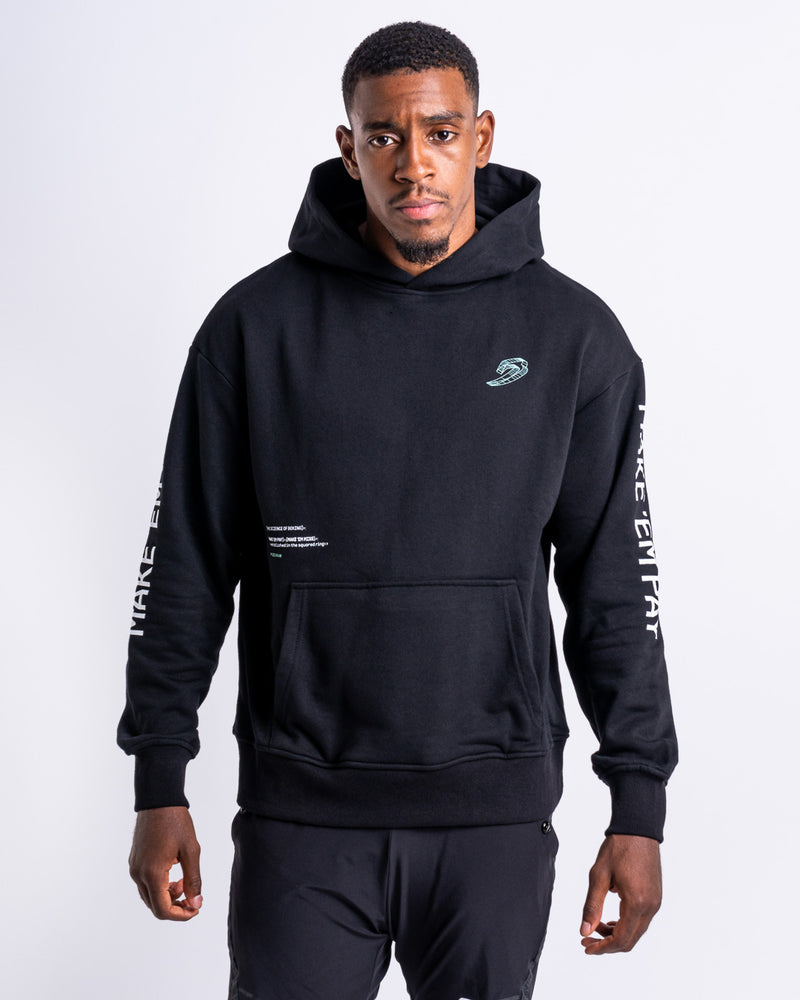 Make 'Em Miss Oversized Hoodie - Black