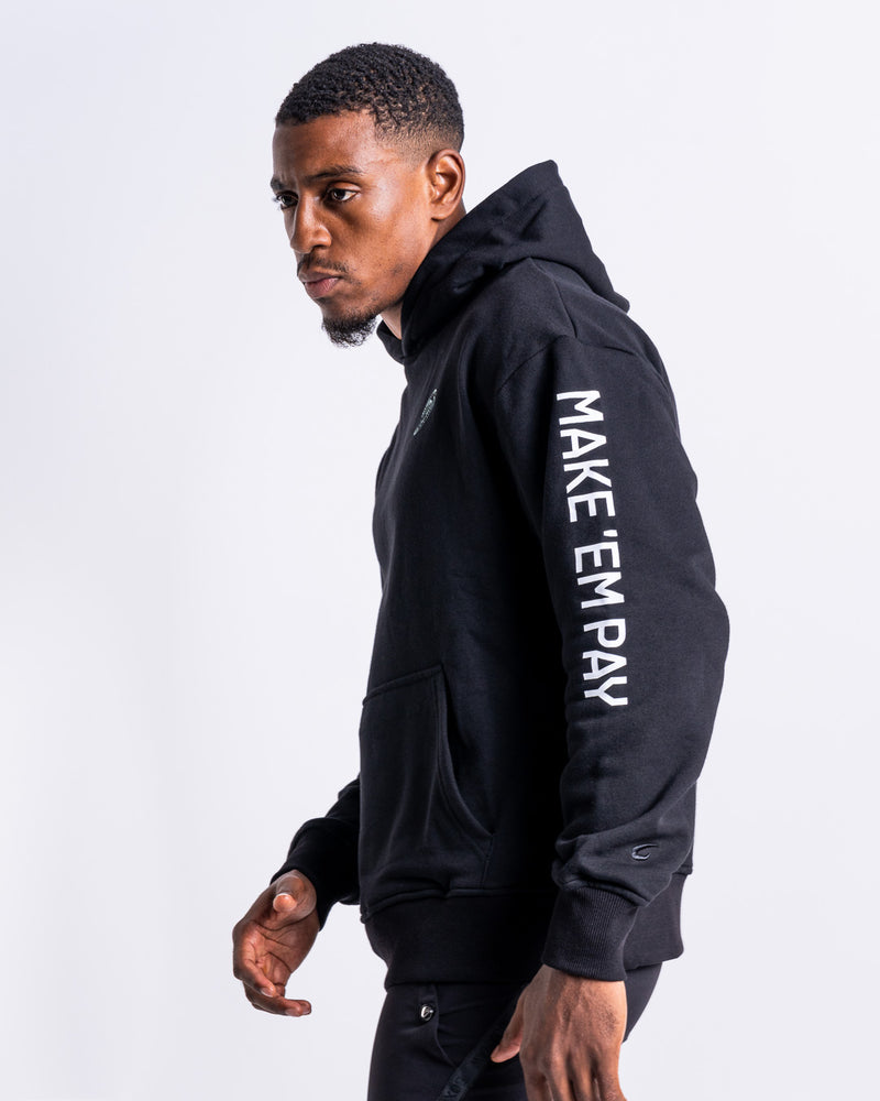 Make 'Em Miss Oversized Hoodie - Black