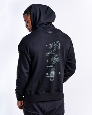 Make 'Em Miss Oversized Hoodie - Black