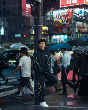 Nakatani x BOXRAW Track Jacket - Black/Yellow