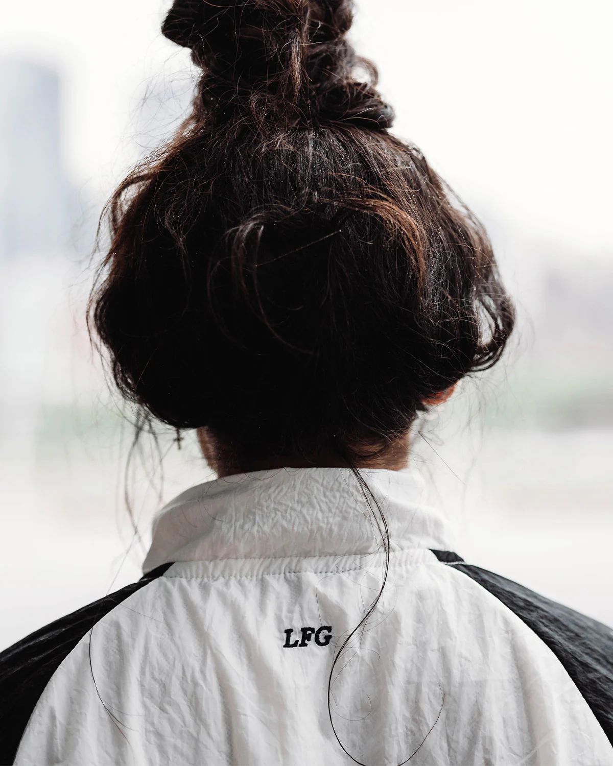 Womens Tunero Track Jacket - White/Black | BOXRAW