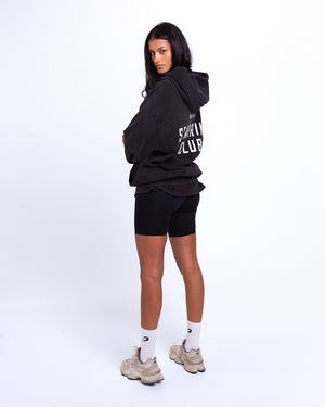 Sparring Club Oversized Hoodie - Washed Black