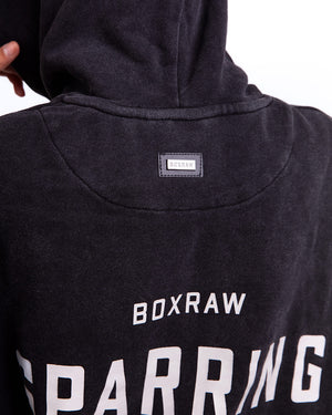 Sparring Club Oversized Hoodie - Washed Black