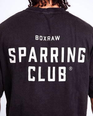 Sparring Club Oversized T-Shirt - Washed Black