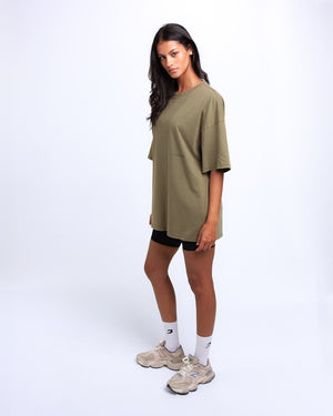 Sparring Club Oversized T-Shirt - Washed Olive