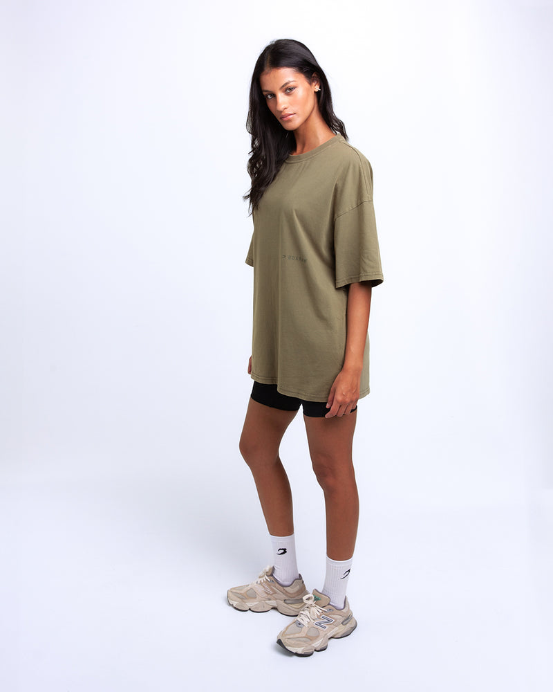 Sparring Club Oversized T-Shirt - Washed Olive