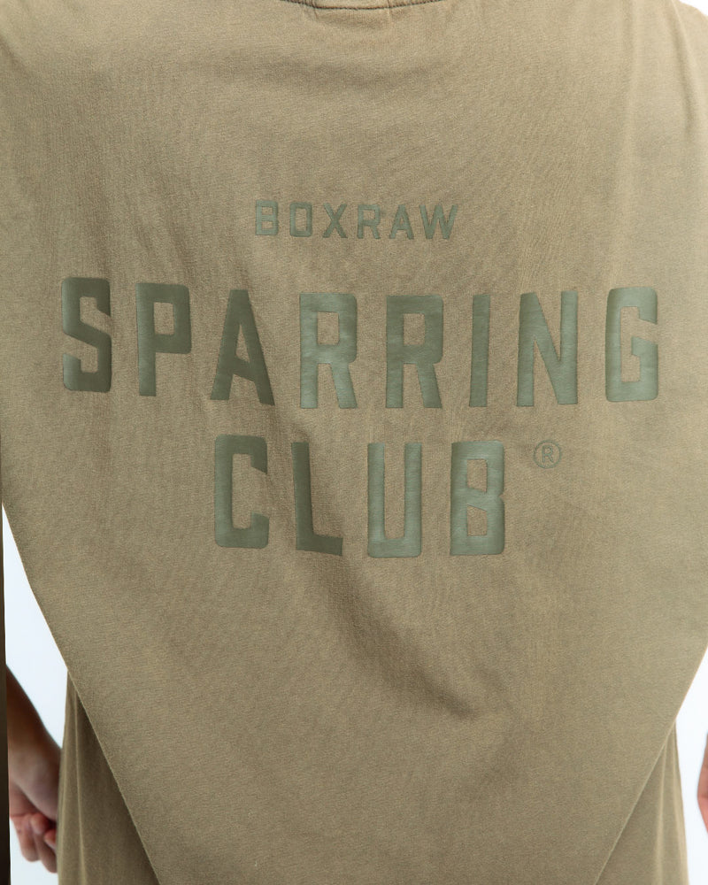 Sparring Club Oversized T-Shirt - Washed Olive