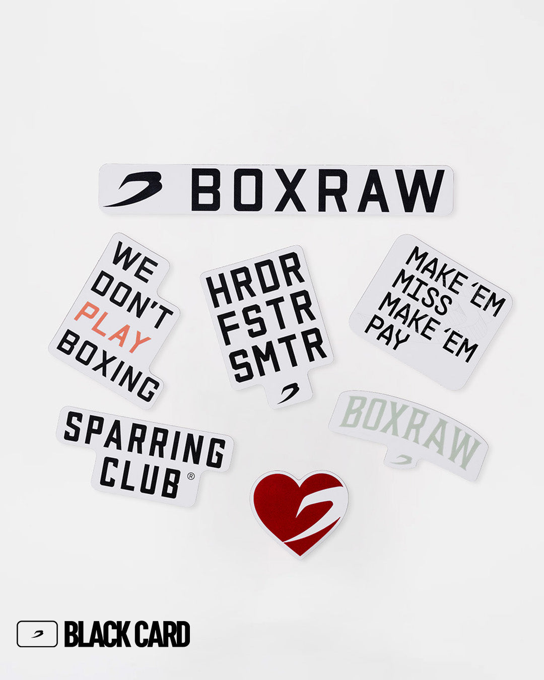 Sticker Pack (Mixed) - Black Card