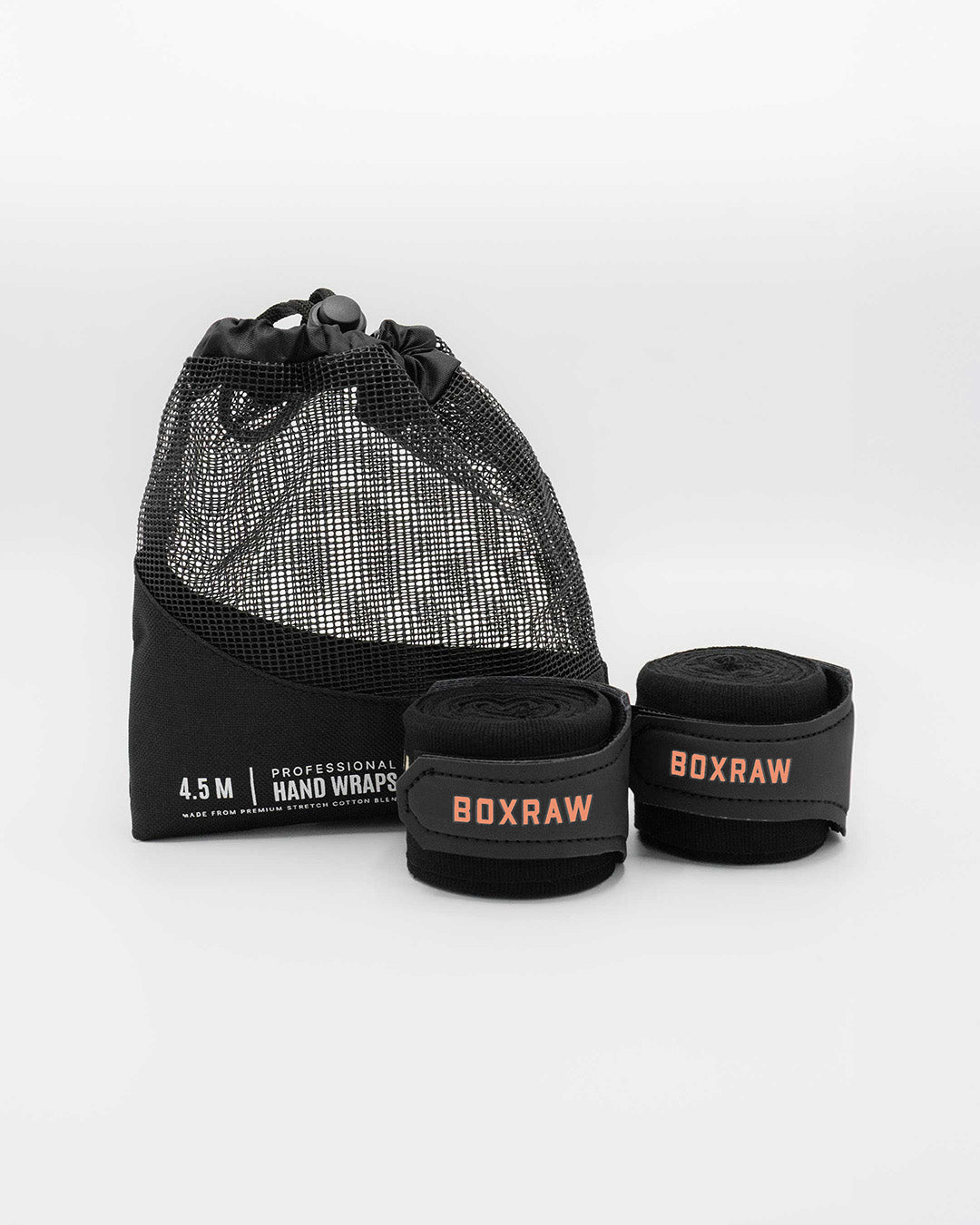 4.5m We Don't Play Boxing Hand Wraps - Black