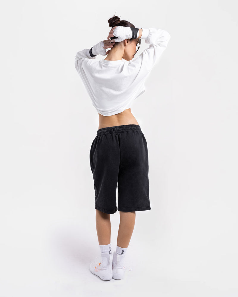 Sparring Club Sweat Shorts - Washed Black