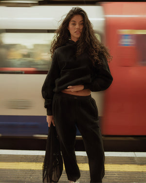 JoAnn Zip Hoodie - Black