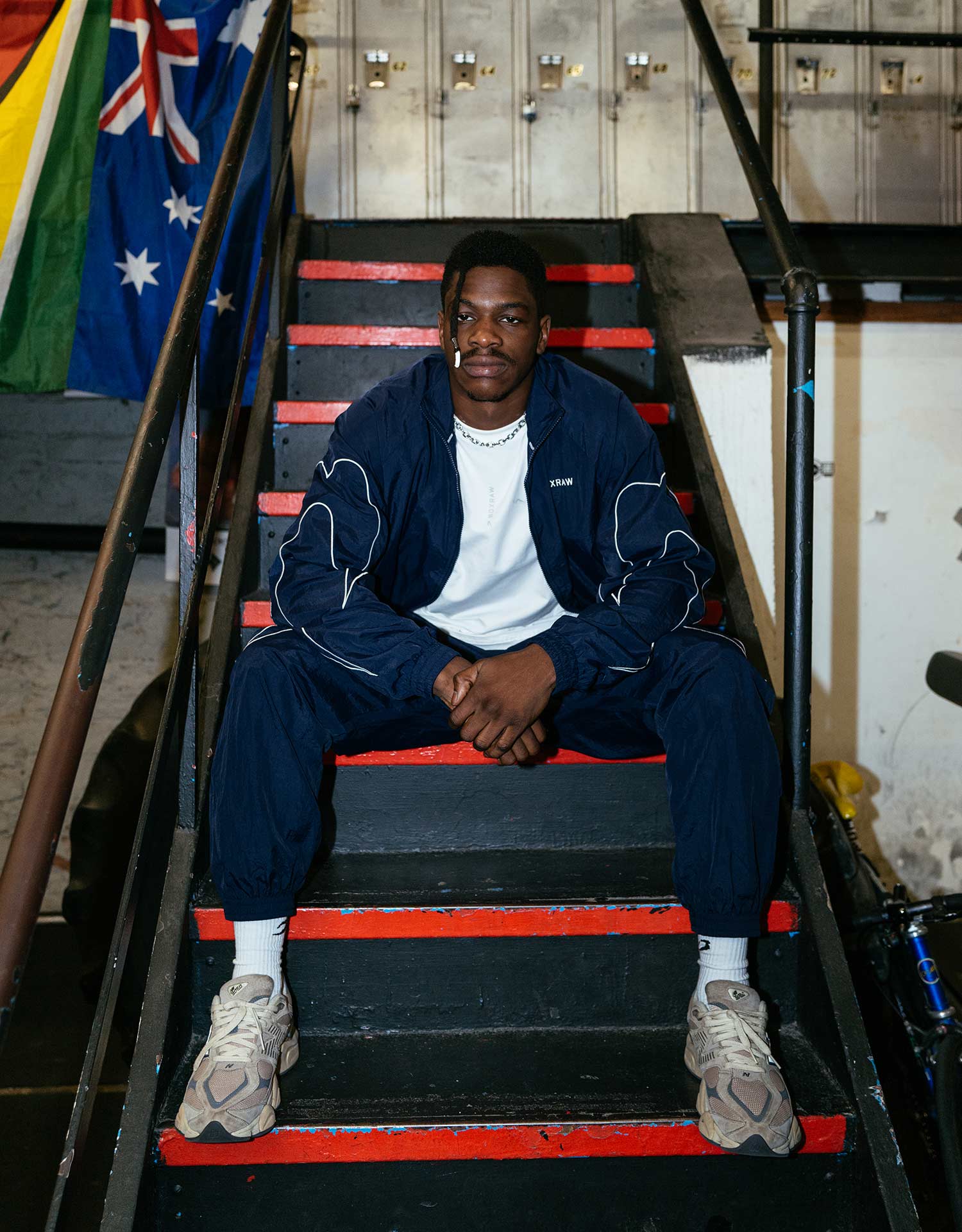 Tunero Track Jacket - Navy | BOXRAW