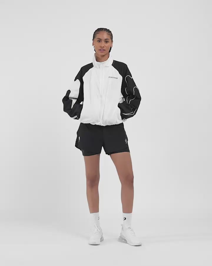 Tunero Track Jacket - White/Black