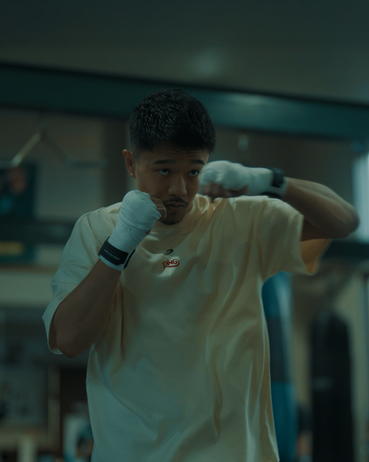 Ring x BOXRAW Oversized T-Shirt - Beige