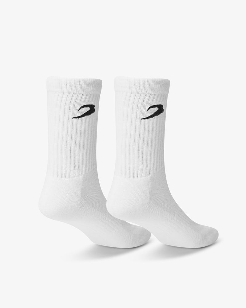 BOXRAW Crew Socks (3 Pairs) - White