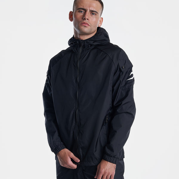 Adidas men's sport top 2 street windbreaker jacket
