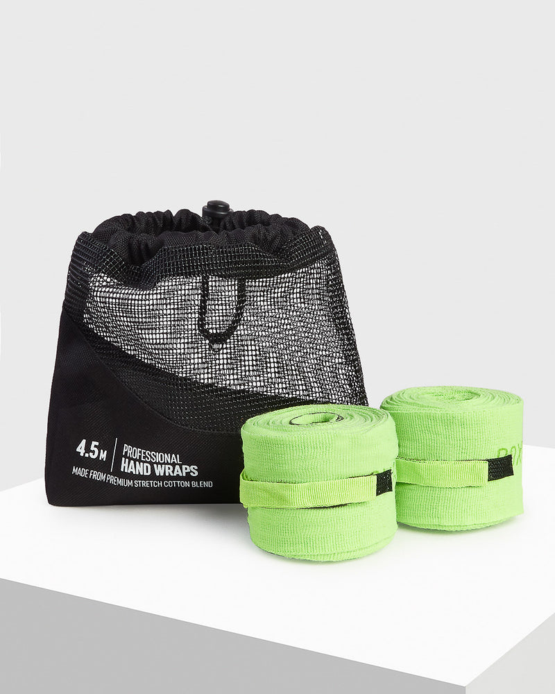 4.5m BOXRAW Hand Wraps - Green