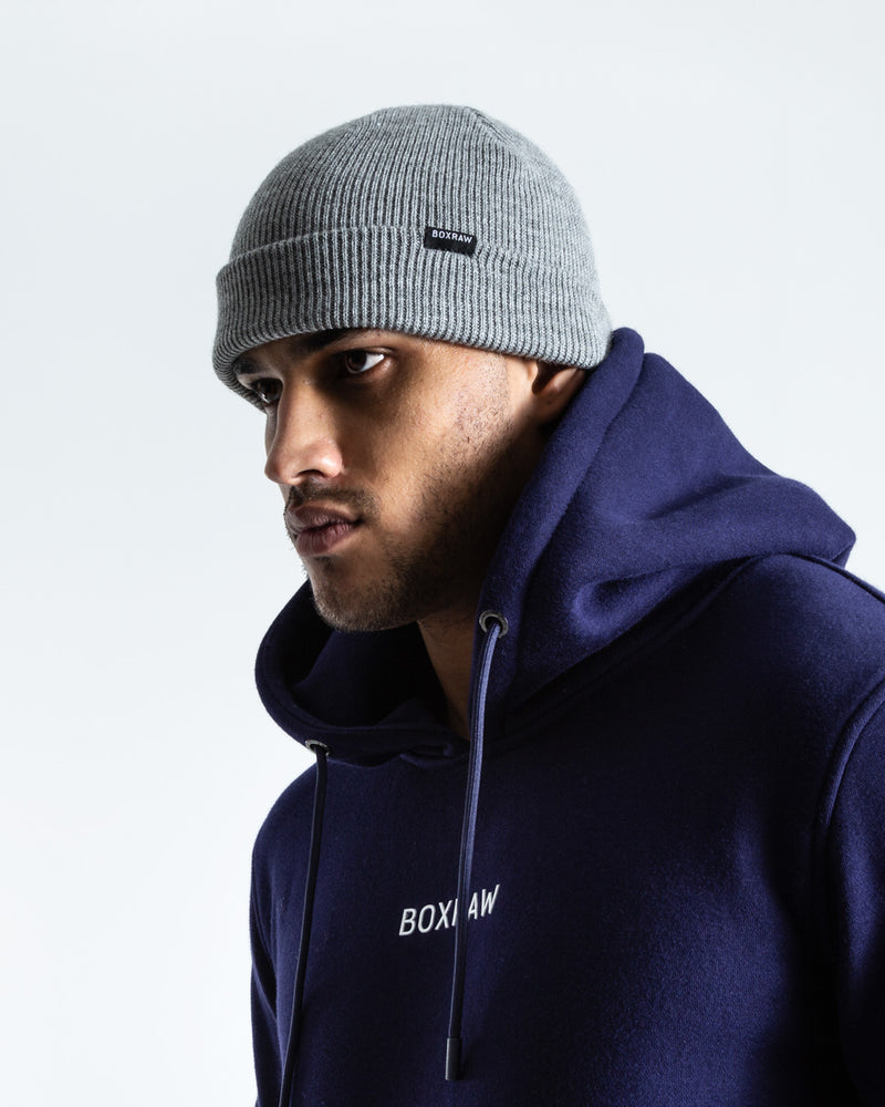 The Collection Royal Sulav Wool Beanie – Double-Lined With Fleece, Handmade In Nepal, Grey